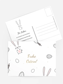 Osterkarte Little Sweet Rabbit