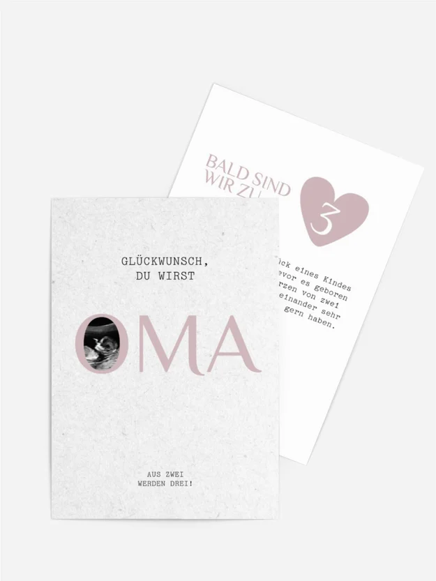 Schwangerschaftskarten Junges Herz