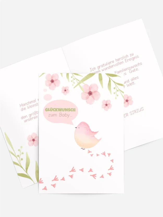 Glückwunschkarte