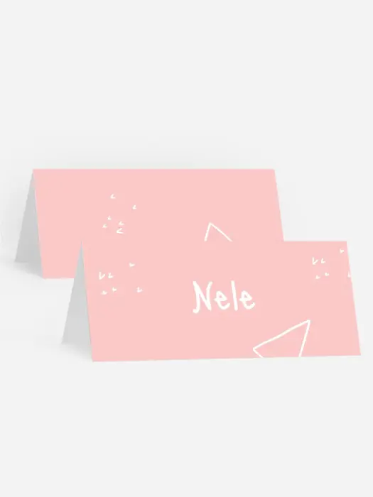 Tischkarte Geburtstag Happy smile