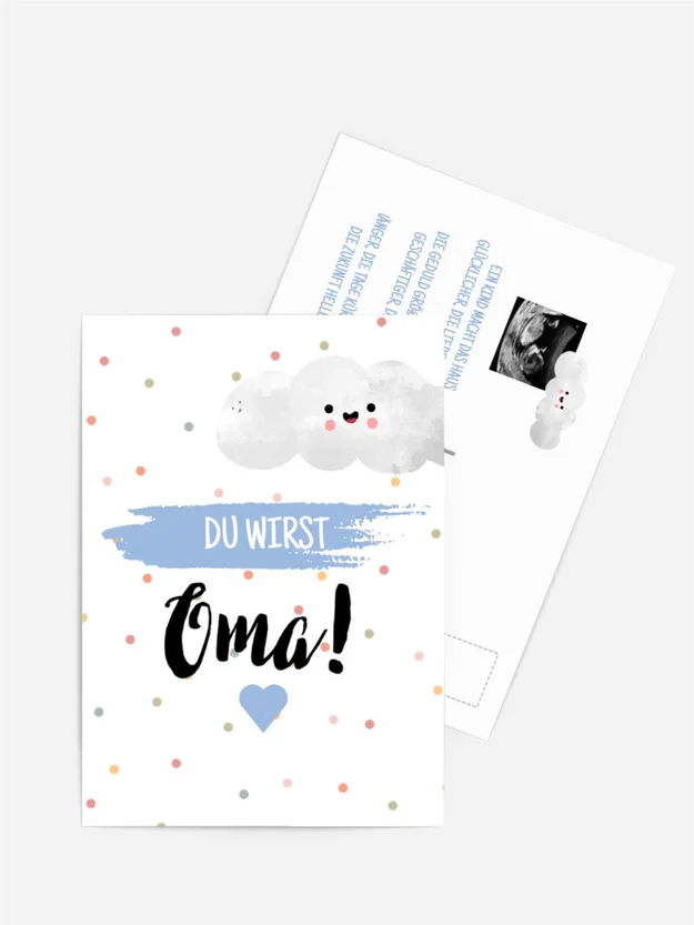 Schwangerschaftskarten Farbige Bonbons