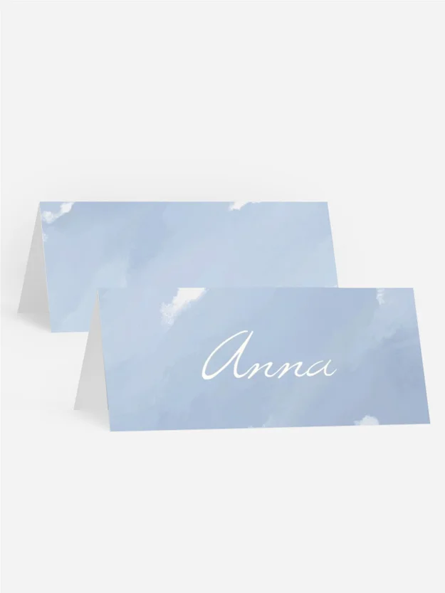 Tischkarte Geburtstag Leicht Runde Struktur