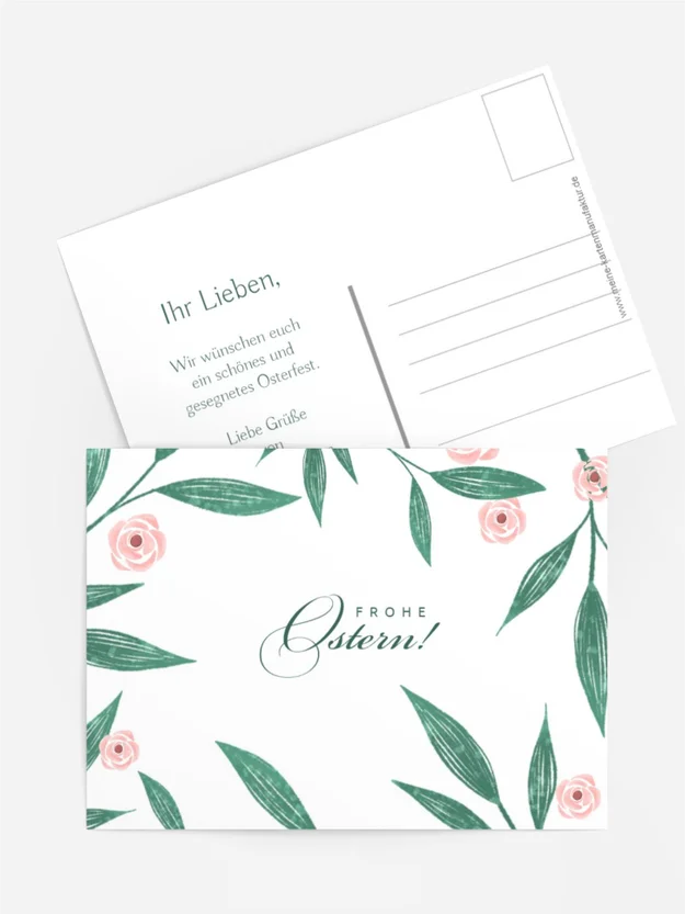 Osterkarte Frühlingserwachen