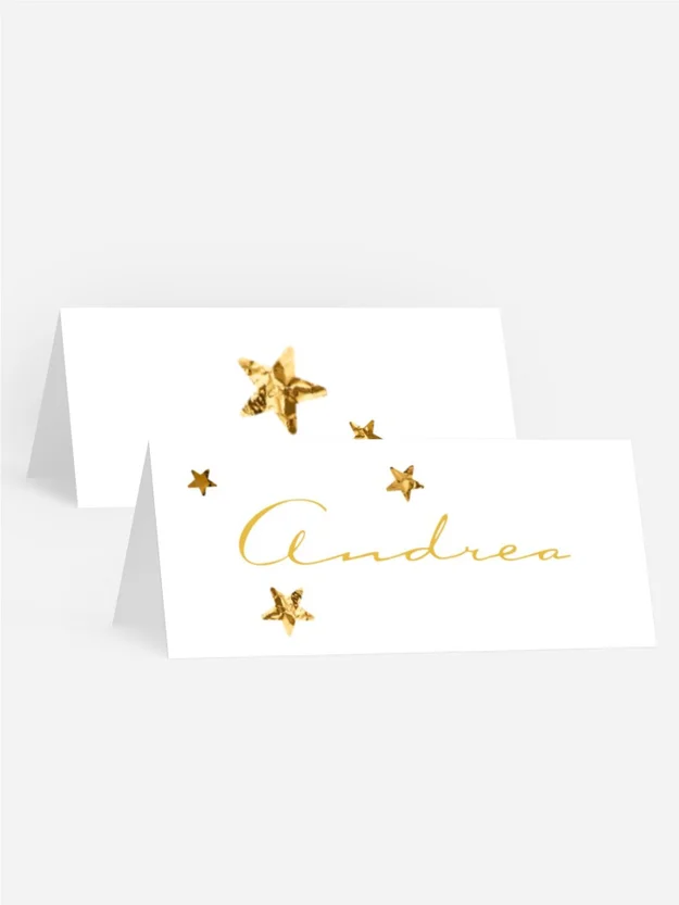 Tischkarte Geburtstag Sternenzauber