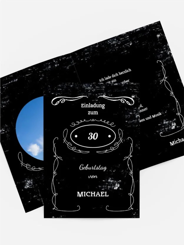 Geburtstagseinladung 30 Jackcard Foto