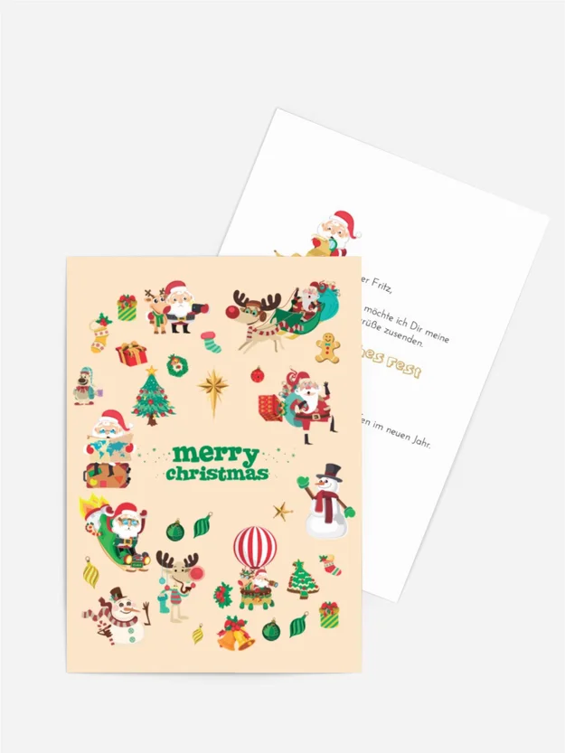 Grußkarte Weihnachten Weihnachtswitze