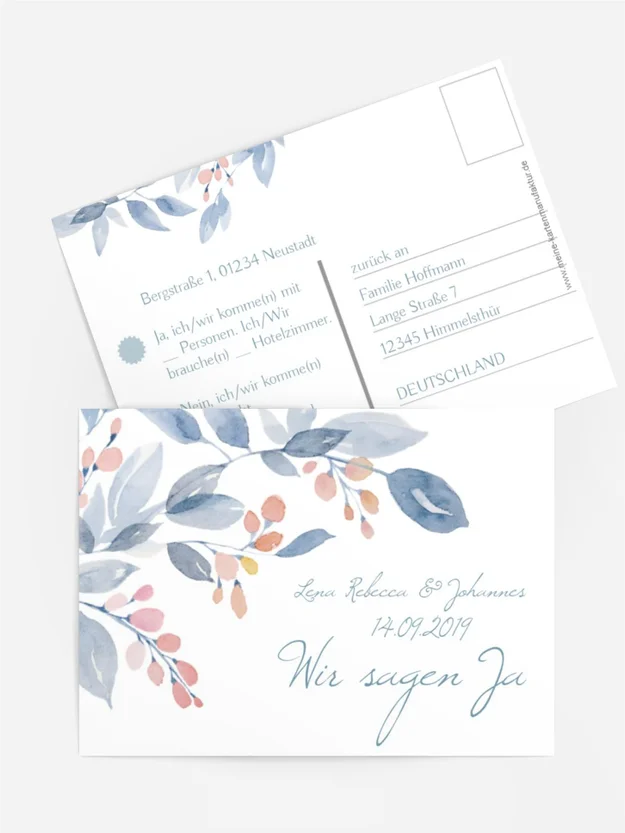 Antwortkarte Herzensträume