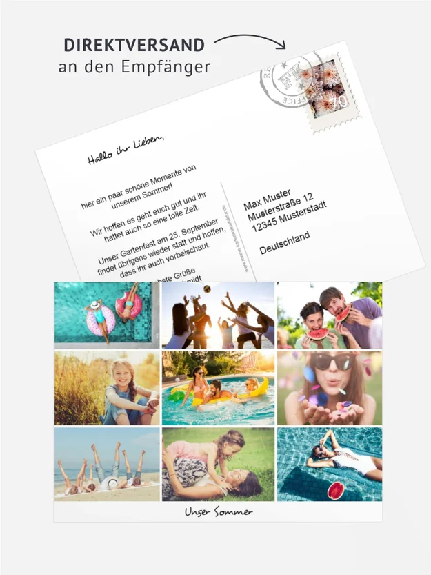 Fotopostkarte Mosaic