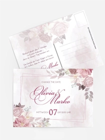 Change the Date Rosa Umarmungen