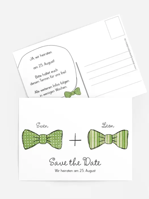 Save the Date Karte Fliegen
