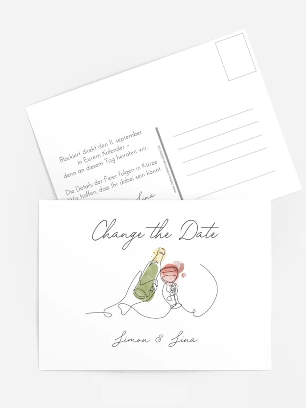 Change the Date Prost Hände