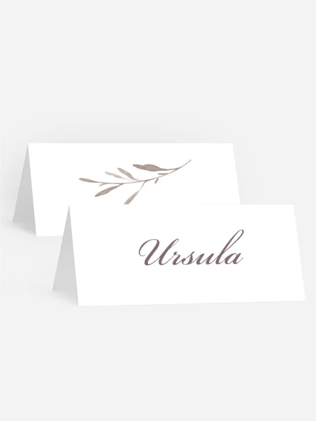 Tischkarte Geburtstag partielle Trennung