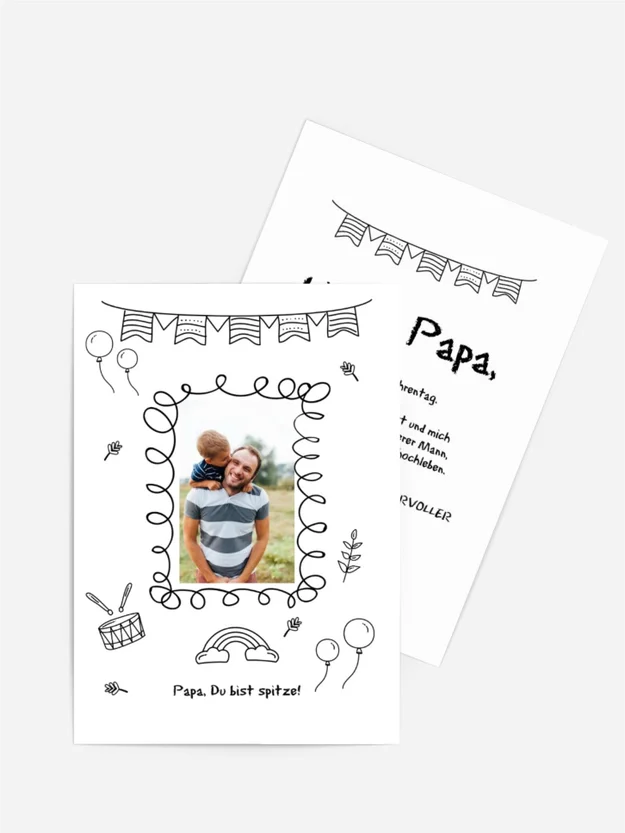 Vatertagskarte Schönen Tag