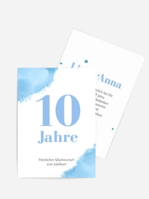 Jubiläumskarten Zusammen mit uns