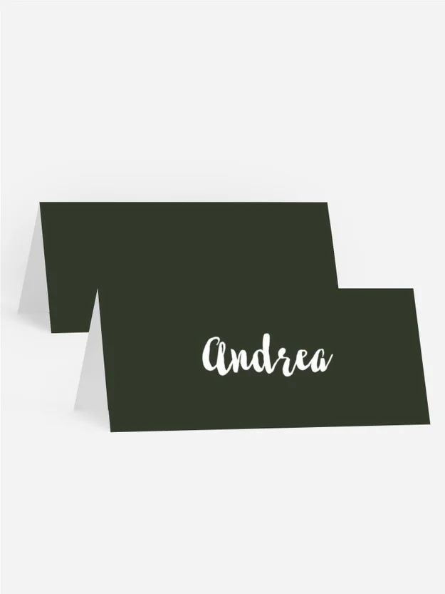 Tischkarte Geburtstag Zarte Ecken