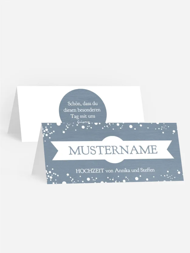 Tischkarte Funkenflug