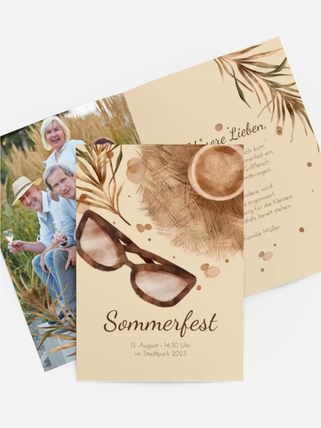 Sommerfest Einladung Strandset Sommerfest Einladung Strandset