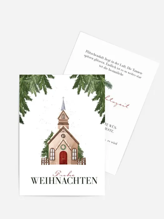 Grußkarte Weihnachten  Weihnachtsstimmung
