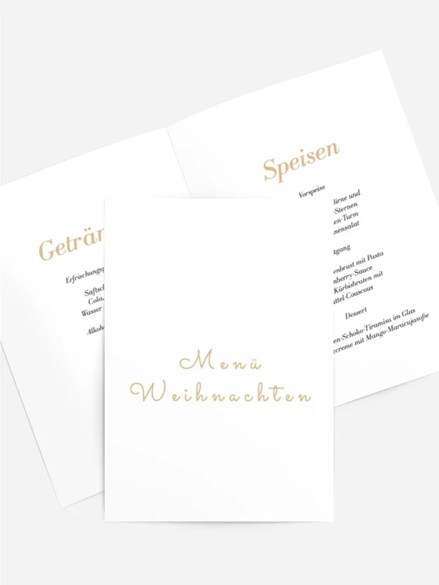 Menükarte Weihnachten Feiertagsveranstaltungen Menükarte Weihnachten Feiertagsveranstaltungen