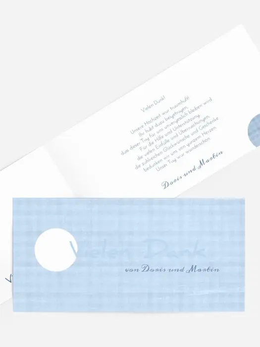 Dankeskarte Hochzeit "Wedding Harmony"