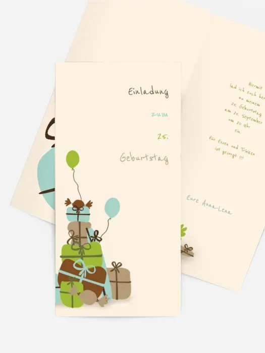 Geburtstagseinladung giftmountain