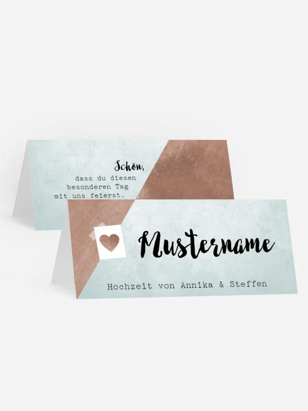 Tischkarte Fotosammlung