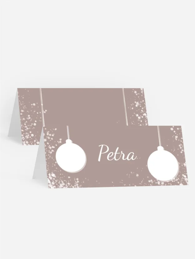 Tischkarte Weihnachten Weihnachtsgeschichte