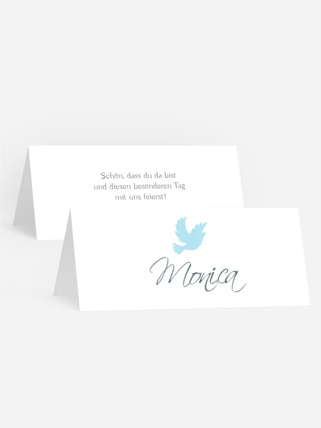 Tischkarte Kommunion Fay