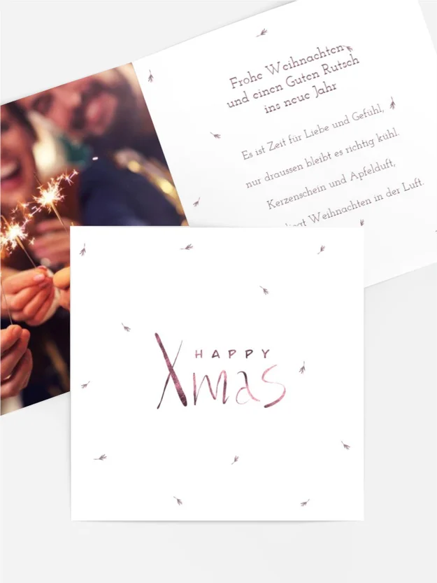 Foto Weihnachtsgrußkarte