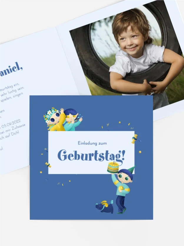 Geburtstagseinladung Lustige Freunde