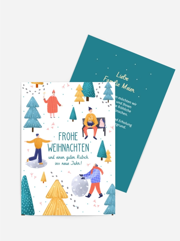 Fröhliche Winterzeit