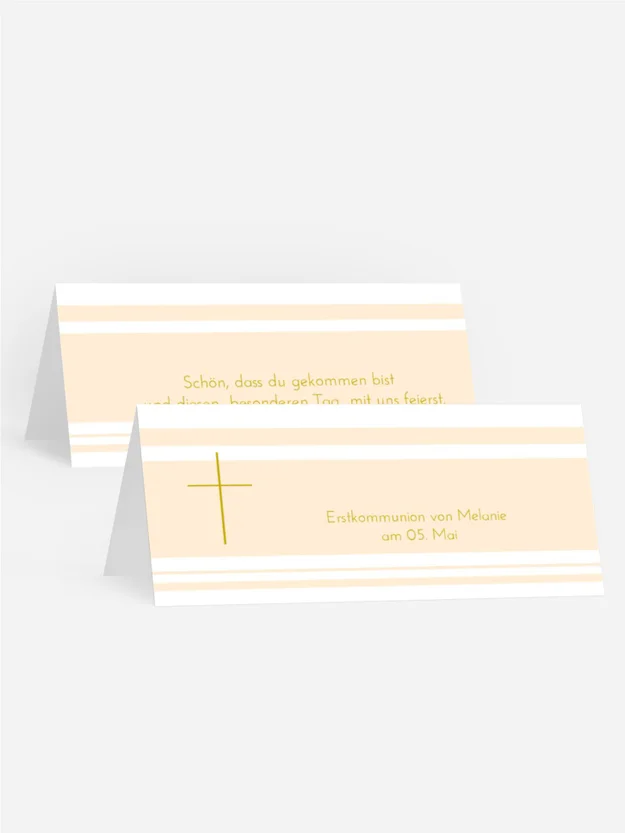 Kommunionstischkarte Kreuz Kommunionstischkarte Kreuz