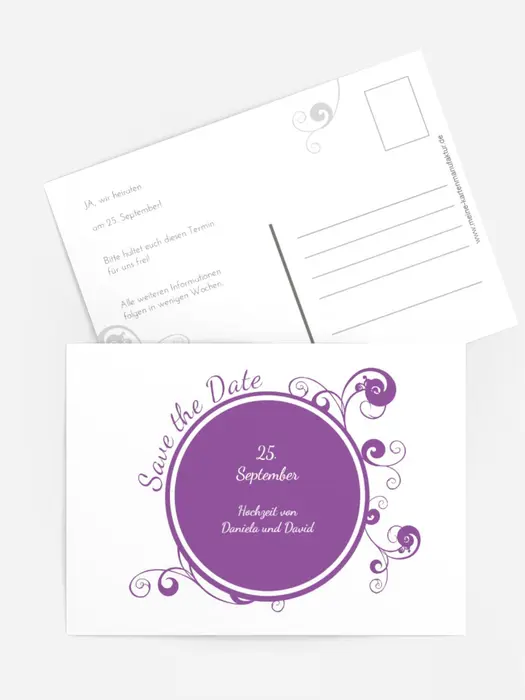 Save the Date Squiggle Chubby