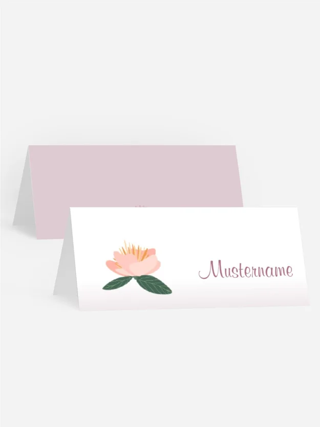 Tischkarte Für immer Eins