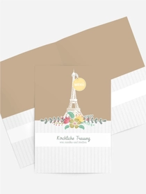 Kirchenheft Umschlag zur Hochzeit Paris