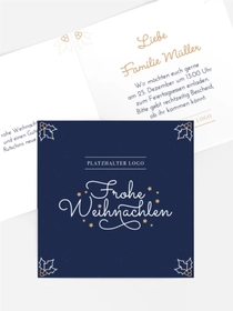 Einladung Weihnachten Feiertagsblätter Einladung Weihnachten Feiertagsblätter