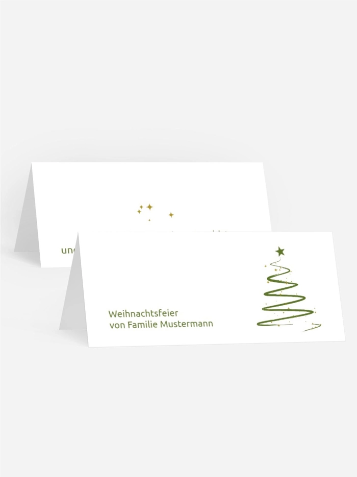 Weihnachtstischkarte Wunderbaum Weihnachtstischkarte Wunderbaum