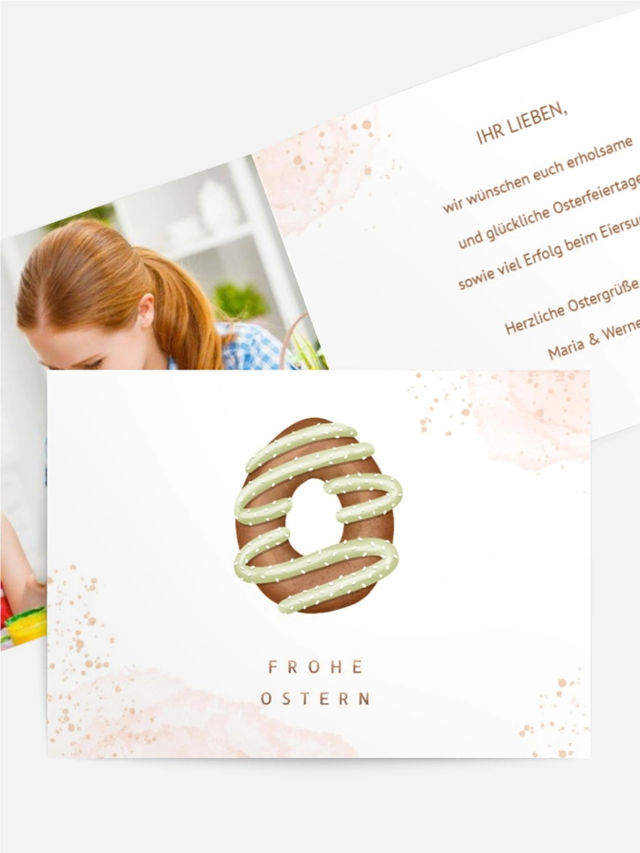 Osterkarte Osterbagel Osterkarte Osterbagel