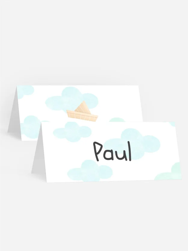 Tischkarte Geburtstag Schatzsuche 2