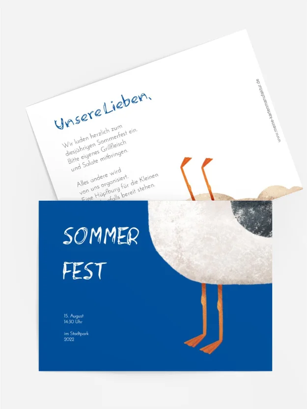 Einladung Sommerfest Weiße Möwe Einladung Sommerfest Weiße Möwe