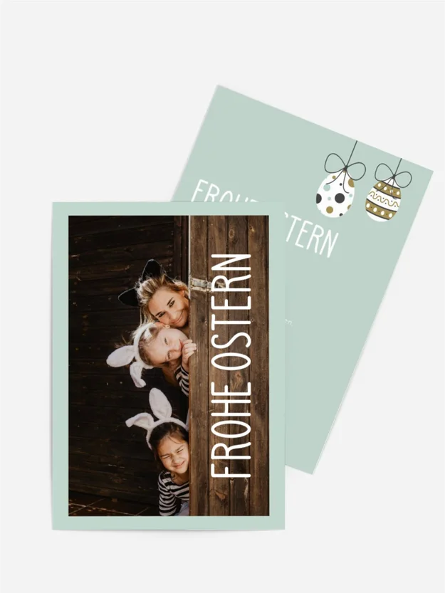 Osterkarte Heilige Eier