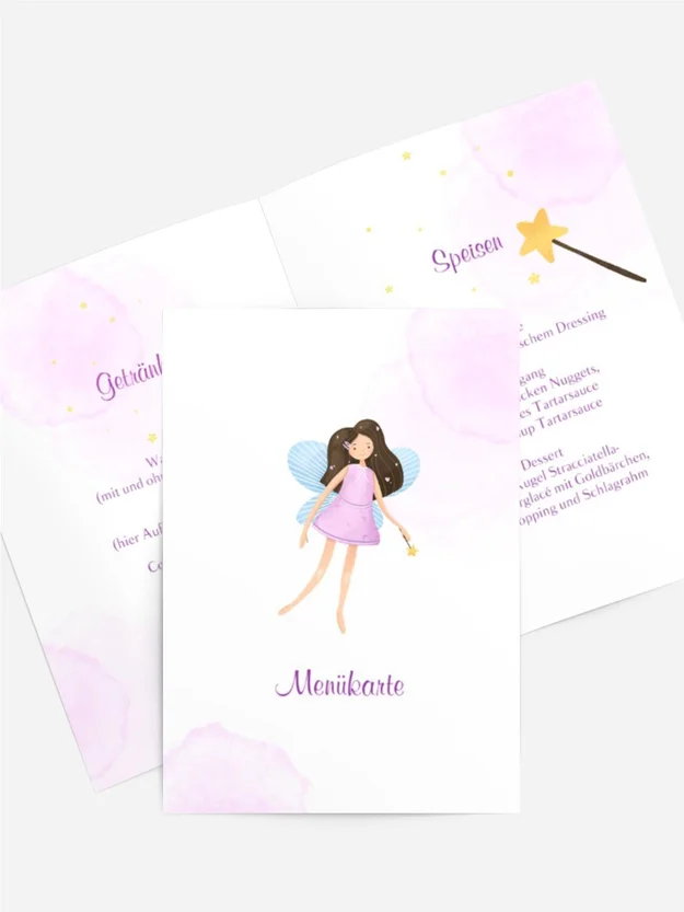 Menükarte Geburtstag Libellenglück Menükarte Geburtstag Libellenglück