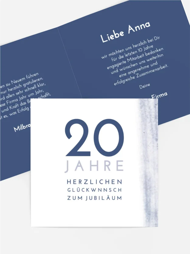 Jubiläumskarten Eifer