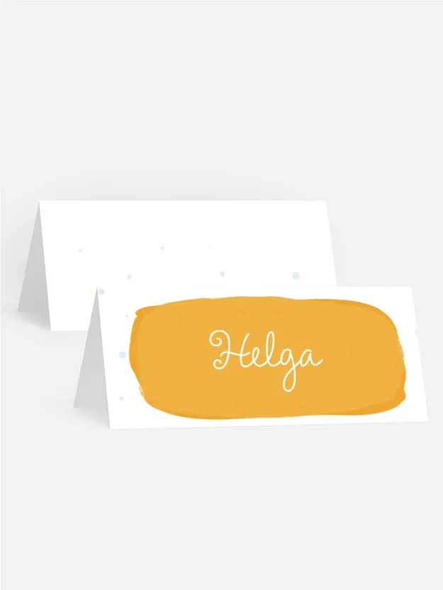 Tischkarte Weihnachten Winterwanderung