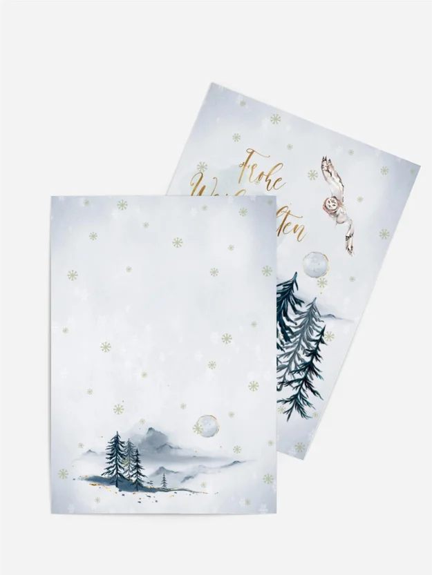 Winterlandschaft Weihnachtskarte Winterlandschaft Weihnachtskarte