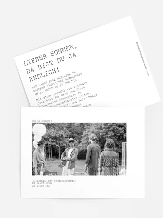 Sommerfest Einladung Sommerfreude
