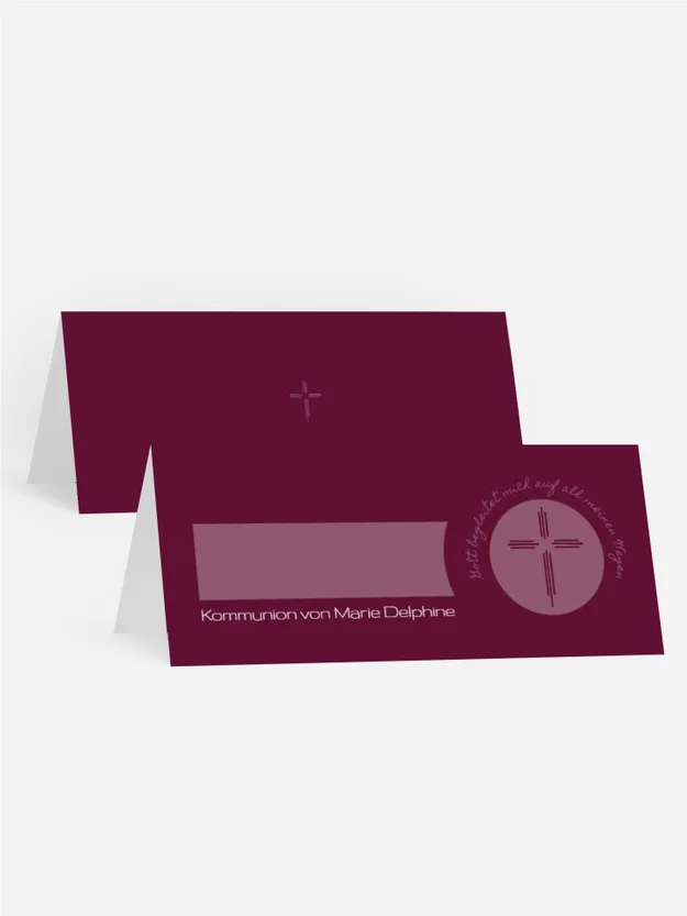 Tischkarte Kommunion Gottes Wege Tischkarte Kommunion Gottes Wege
