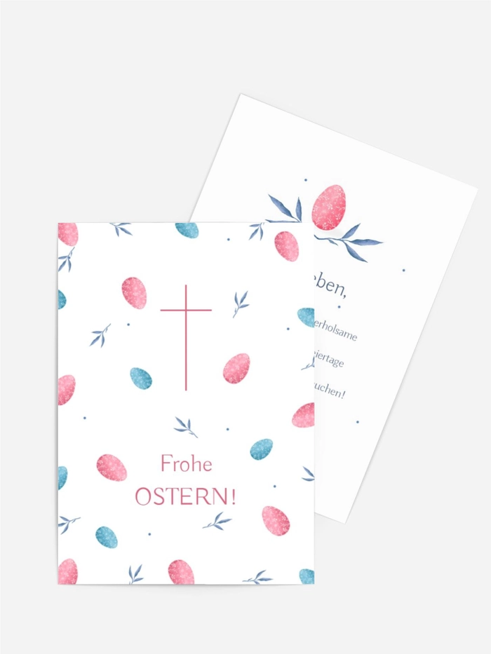 Osterkarte Bunte Fröhliche Ostern Osterkarte Bunte Fröhliche Ostern