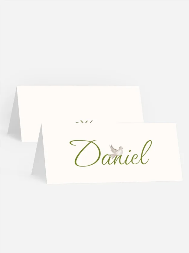 Tischkarte Taufe Gute Nachrichten