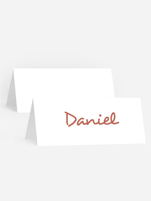 Tischkarte Taufe Hase mit Kinderwagen